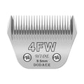 4FW Dog Grooming Wide Blades,Compatible with Andis,Oster A5,Wahl KM10 | Cut Length 3/8”(9.5mm) - color: Silver, size: 4FW 9.5mm