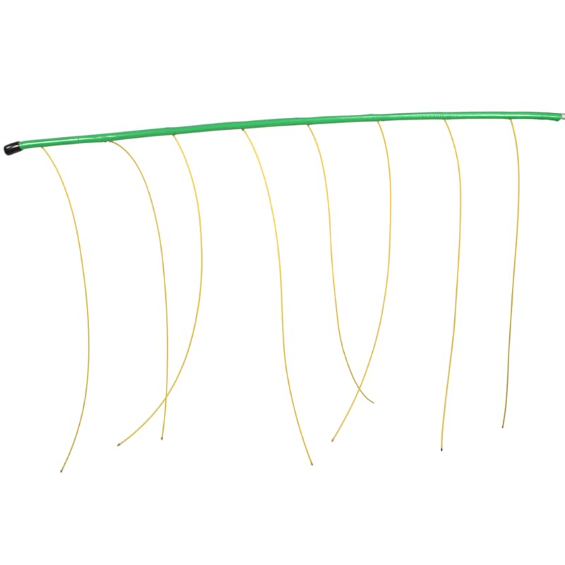 Koehn Replacement Hose with Yellow Streamers for Drive-Thru Gate Systems | Fits Koehn Gate Systems - Durable Weather-Resistant - Livestock Containment - Fiberglass Rod Not Included