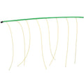 Koehn Replacement Hose with Yellow Streamers for Drive-Thru Gate Systems | Fits Koehn Gate Systems - Durable Weather-Resistant - Livestock Containment - Fiberglass Rod Not Included