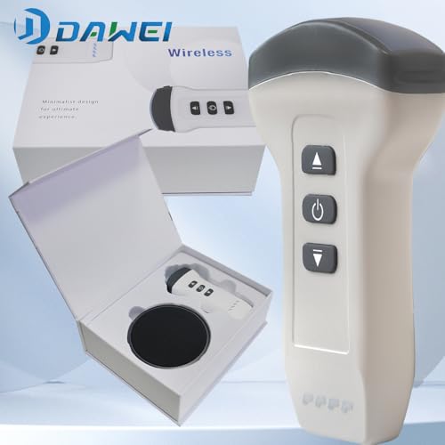 Dual Probe Wireless Color Doppler Ultrasound Machine 3.2MHZ and 7.5MHZ Probe, Wireless Ultrasound Machine for Android and iOS, Handheld Ultrasound Scanner for Dog, Cat, Horse, Pig, Sheep
