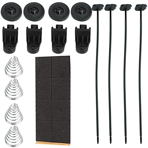 BLACKHORSE-RACING 16" 16 inch Electric Radiator Fan High 3000 + CFM Thermostat Wiring Switch Relay Kit Black - size: 16 Inch