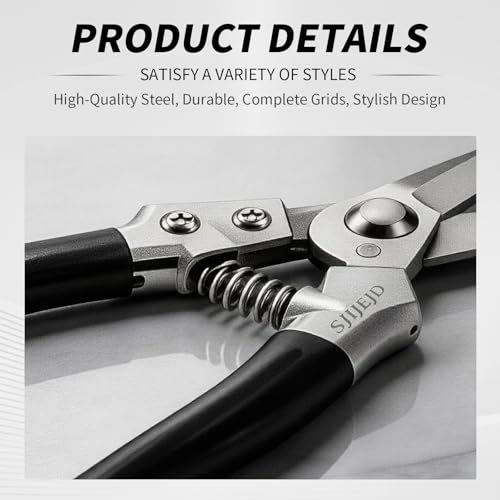 Goat Hoof Trimmers, Sheep Shears, Hoof Kit, Farrier Tools, Nippers, Horse Grooming Supplies Hoof Accessories –Versatile Hoof Wire and Pipe Cutting Tool for Livestock – Silver (1pack)