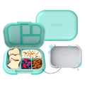 Bentgo Chill Kids 4-Compartment Bento Box Leakproof Lunch Box | Built-In Ice Pack, 3.3 Cup Capacity, BPA-Free, Microwave & Dishwasher Safe Tray, Ideal for Ages 3–7 (Aqua) - color: Aqua