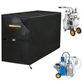 Milking Machine Cover for Cows and Goats, 35.4”x15.8”x35.8” | Universal Fit for Portable Milking Machines with 25L Stainless Steel Bucket (55KPA, 15000 RPM), Includes Vents & Handles