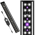 16-Inch LED UVB Reptile Light with Auto On/Off & Preset Day-Night Cycle Dimming, 4 UVI Modes Fixture Controller, 14W Aluminum UVA UVB Lamp for Bearded Dragons, Turtles & Snakes, 6500K - size: 16 INCH
