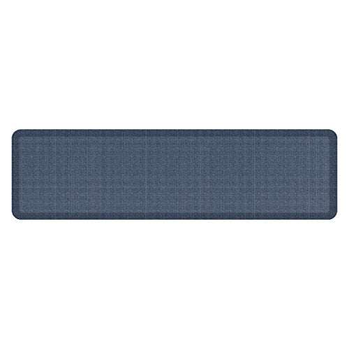 NewLife by GelPro Anti-Fatigue Designer Comfort Kitchen Floor Mat, 20x72, Tweed High Tide Stain Resistant Surface with 3/4” Thick Ergo-Foam Core for Health and Wellness - color: Tweed High Tide, size: 72"L x 20"W x 0.8"Th
