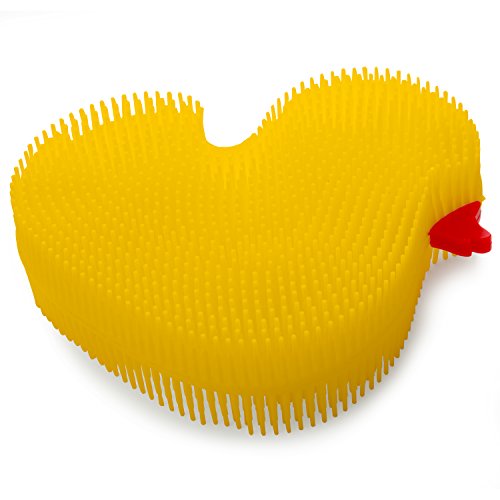 Norpro Duck Silicone Dish Brush - color: Yellow (Duck)