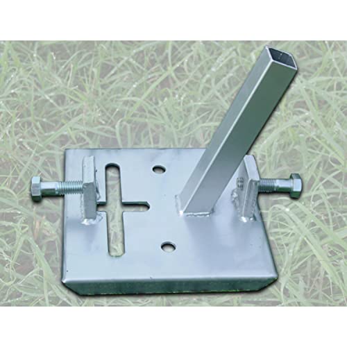 BOSS Buck Deluxe Durable Steel Stable Versatile Foot Pad for Game Feeder | Nut and 1/2" Bolt Included