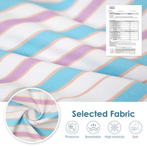 cyeollo Recovery Suit for Dogs Surgery Suit Female Spay Soft Pet Onesie Bodysuit Male Dog Neuter, Small Dogs Surgical Recovery Shirt, Striped, XS - color: 7# Striped, size: X-Small (Back: 9"-11")