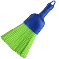 1 Pcs Whisk Broom Poly Fiber Hand Brush with Hang Hole Car Cleaning | Small Handheld Brooms for Car, Plastic Hand Whisk Brooms, Cleaning Table Camping Tent Windowsill Dirt Dust, 9.5 x 4 Inches