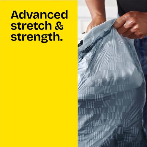 Glad Tall Kitchen Drawstring Trash Bags - Odorshield 13 Gallon White Trash Bag, Febreze Fresh Clean, 110 Count | Febreze Freshness, Rip and Tear Resistant, Fresh Clean Scented Garbage Bags, Household Essentials - size: 110 Count (Pack of 1)