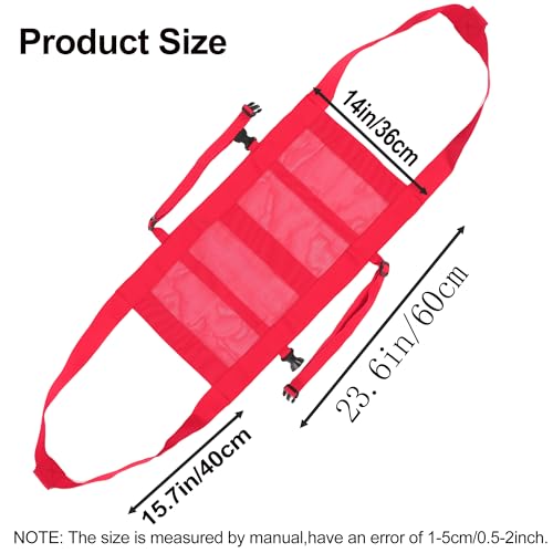 Calf Sling for Weighing, Lamb Weighing Sling, for Weight Small Animal, Livestock Sling for Calves, Lambs, Alpacas, Goats-Newborn & Small Animals Weighing Harness (Red) - color: Red