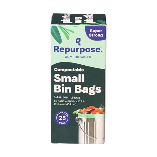 Repurpose Compostable 3 Gallon Food Scrap Bags, 25 CT