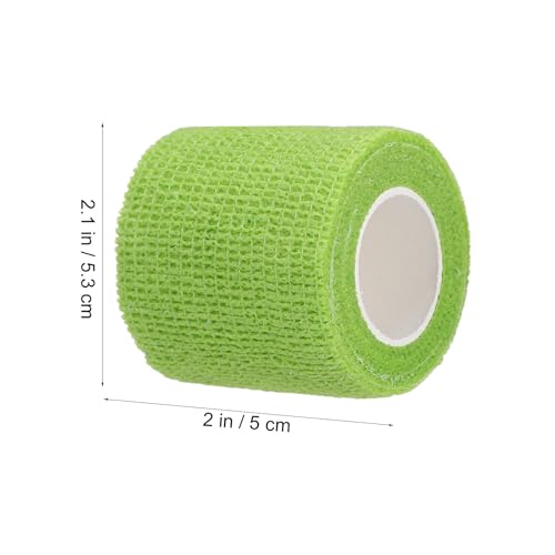 BESPORTBLE 12 Rolls Self Adhesive Elastic Bandages Wrap - Breathable Non-Woven Cohesive Bandage - 2 Inch Athletic Tape for Sports, Wrist, Ankle, Tattoo Grip Tape, Vet Wrap for Pets - color: Multi