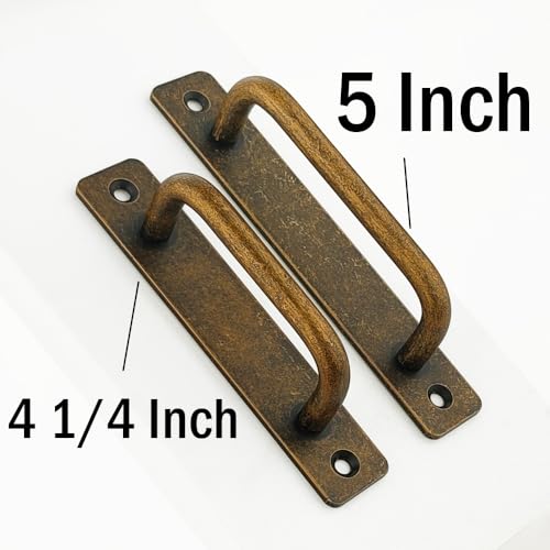 12 Pack 5 Inch 128 mm Copper Cabinet Handles Aluminum Cabinet Pulls Drawer Pulls - color: Copper, size: 5 Inch