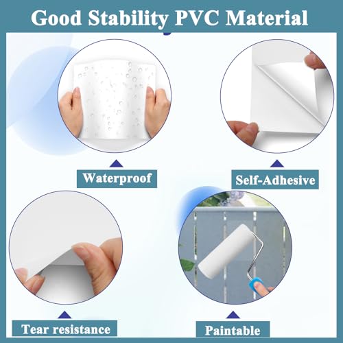 Vinyl Siding Repair Kit, Vinyl Siding and Fence Repair Tape Patch | 20P, Self-Adhesive, for Blemishes Tools/ Cracks/ Holes (6.3 x 4.72 in)