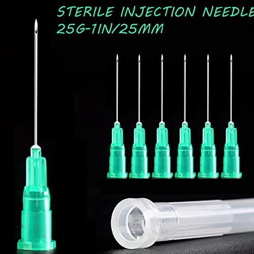 100 Pack 21Ga 1 Inch Stainless Steel Dispensing Lab Tools Accessories for Scientific Labs, Measuring and Refilling, Individually Wrapped - size: 21G 1 inch
