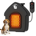 Dog House Heater with Thermostat, Outdoor Pet Heater with Anti-Bite Cord, Chicken Coop Heater, Wall-Mounted Heater for Dog House Outdoor, Suitable for Dogs Cats Chickens Hamsters