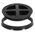 GAMMA2 Gamma Seal Lid - Pet Food Storage Container Lids - Fits 3.5, 5, 6, & 7 Gallon Buckets, Black, Made in USA - color: Black, size: Fits 3.5, 5, 6, & 7 Gallon Buckets