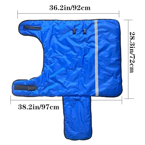 2 Goat Coats for Winter Calf Blanket Horse Blanket Goat Blankets for Winter Calf Clothing Calf Warm Artifact Calf Cold Clothing Calf Keep Warm Clothing Horse Blanket for Cattle Blue
