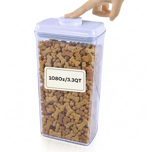 Bop Top Airtight Food Storage Containers | Pop-Top Lid | 13.5 Cups / 108 Oz | kitchen canister set, for flour, sugar, snacks, pasta, baking - color: Single: 108 oz