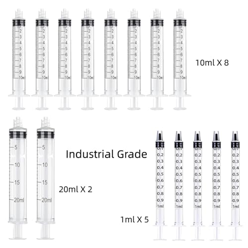 15 Pack 1ml, 10ml, 20ml Glue Measuring Dispenser. 14ga, 16ga, 18ga, 20ga, Dispensing Accessories and Caps. Measuring and Refilling. - size: 30 Pack With Glue Bottle