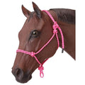 Tough 1 Horse Poly Rope Tied Halter - color: Pink