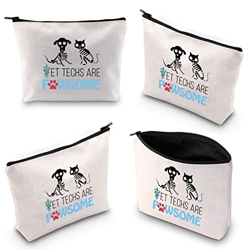 WCGXKO Vet Techs Gift Vet Techs Are Pawsome Gift Graduation Gift Gifts For Veterinary Assistant (Vet tech Pawsome)