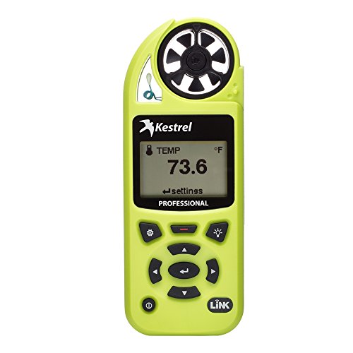 Kestrel 5200 Professional Environmental Meter with Link, HiViz Green | With Bluetooth LiNK Enabled - size: Bluetooth LiNK Enabled