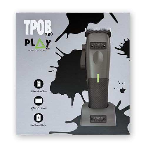 TPOB Mini Play Professional Hair Clippers (Grey) - color: Grey