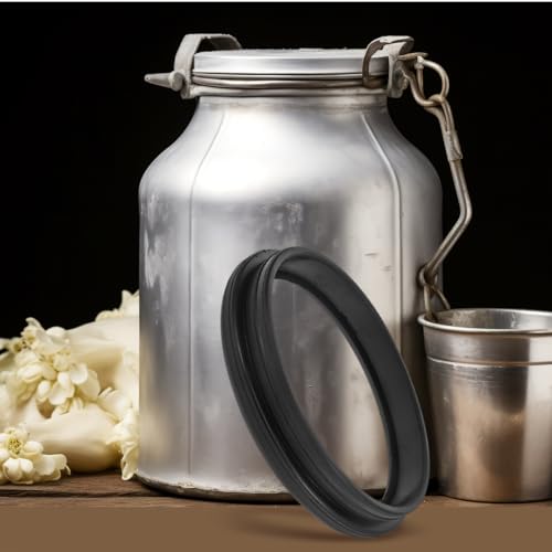Milk Bucket Lid Gasket Replacement Seal Ring for Milking Machine Accessory Durable Rubber Gasket Seal for Cow Bucket Lid Ensures Freshness and Integrity