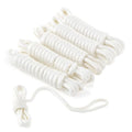 TetherTite Boat Dock Lines 5/8 Inch 20/25/30 Ft,Double Braided Nylon Boat Dock Lines with Loop, Mooring Line Marine Rope (1/4“*5‘) - size: 1/4“*5‘