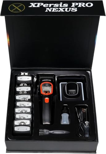 PRO Nexus Barber Hair Clipper and Trimmer for Men Vector Motor Dual Coil 9000 RPM Low Vibration