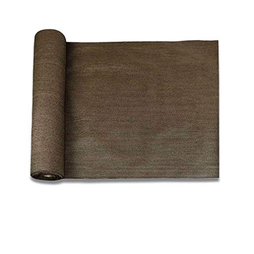 E&K Sunrise 12' x 2' Sun Shade Fabric Roll Outdoor Sun Shade Cloth Pergola Cover for Backyard Garden Patio Deck Greenhouse (Brown)