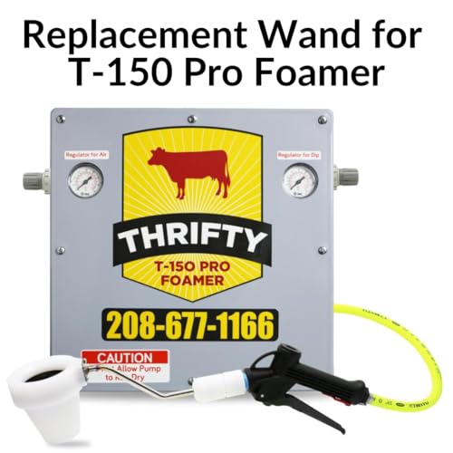 T-150 Pro Wand, for Thrifty 150 Pro Foamer System, Thrifty Dipper, Teat Dip Cups System, The Most Durable Dipper in The World, of Your Teat Dip