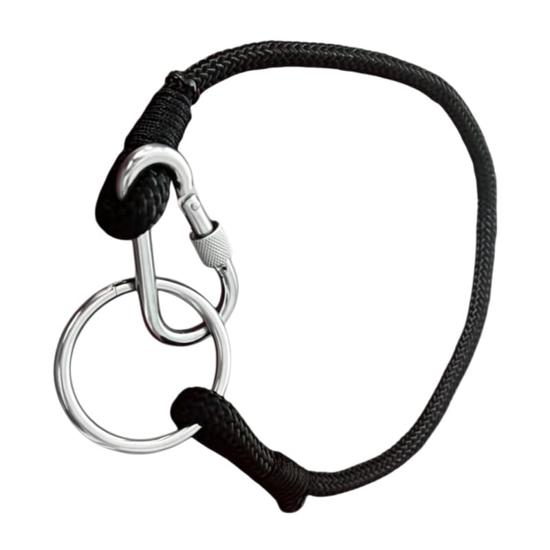 25 Inch Thick Horse Gate Rope, 0.4 Inch Heavy Duty Reinforced Gate Latch Strap, Adjustable Horse Stall Door Tie Rope, Durable Nylon Horse Fence Gate Fixing Cord for Farm Barn Equestrian Equipment