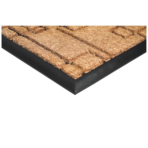 Calloway Mills 153652436 Social Square Doormat, 24" x 36", Natural/Black - color: Social Square