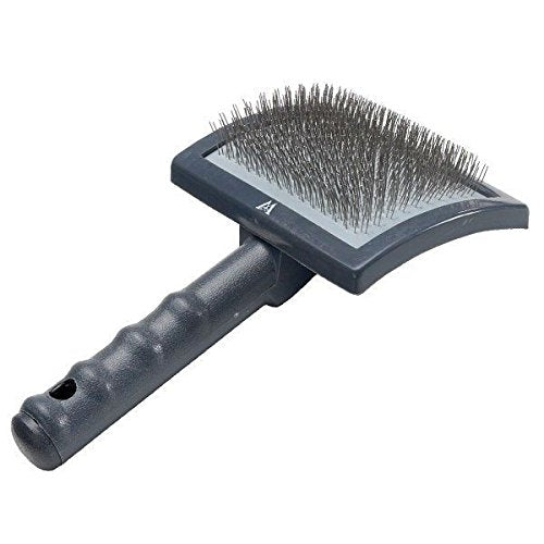 Slicker Brushes for Dog Grooming Professionals Curved Plastic Tool - Choose Size(Large) - size: Large