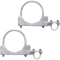 Chain Link Fence 180 Degree Commercial Duty Gate Hinge-for 8-5/8" Outside Diameter Gate Post/Pipe & 1-5/8 Thru 1-7/8" Gate Frame. Chain Link Post Gate Hinge - Hinge U Bolts Included - Qty 2 - size: 8-5/8" - 2 Pack