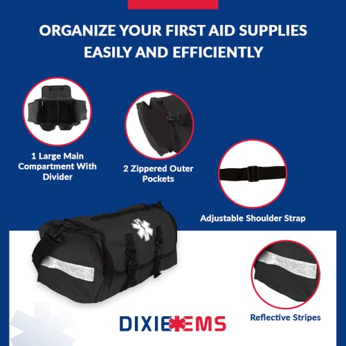 Dixigear First Responder On Call Trauma Bag W/Reflectors - Black - color: Black