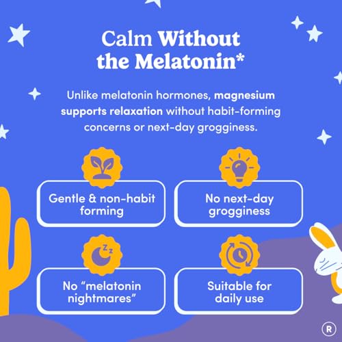 FIRST DAY Kids Magnesium Gummies, Citrate + L-Theanine, No Melatonin, 60 Ct | Strawberry citrate magnesium gummies for kids with Suntheanine® L-theanine; melatonin-free calm and bedtime support for kids - size: 60 Count (Pack of 1)