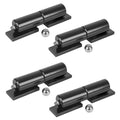4-Pack Barrel Gate Hinge 5 inches Heavy Duty Weld-On Install Fence 450 Lbs Capacity for Swing Door Trailer Ramp Door