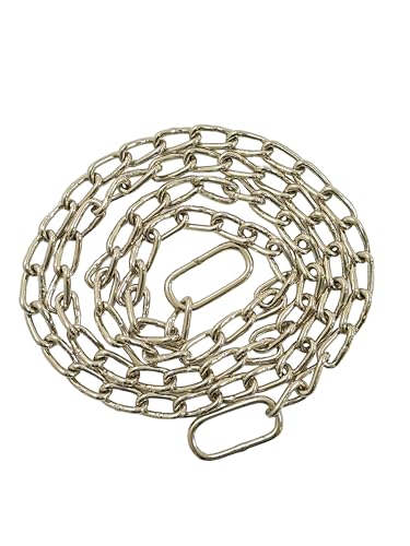 Set of 3 Calving Chain and Handles | 60" Long Chain with 2 Handles | OB Chain and Handles Set | Calf Delivery Pulling Chains Legcatch - Stainless Steel