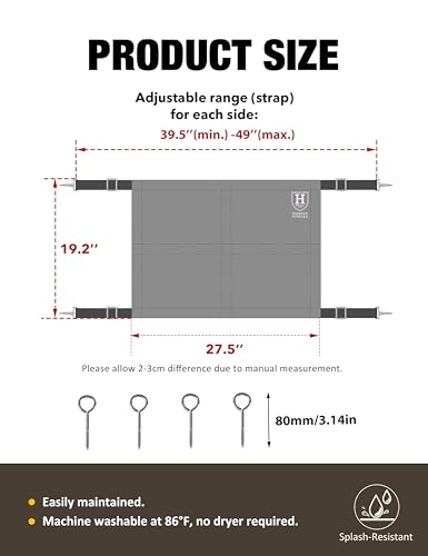 Harrison Howard Horse Stall Guard with Adjustable Straps and Sturdy Spring Hooks Included Aisle Guard Stall Guard for Horses, Skull Dread - color: Skull Dread