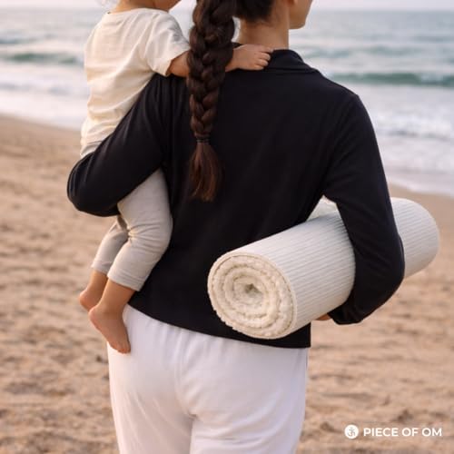 Le Mat Natural Eco Friendly Protective Merino Sheep Wool Soft Meditation Yoga Therapy Exercise Mat - color: Natural, size: Basic