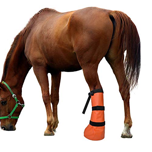 yeezo Hoof Soaking Bag Horse Soaking Boot Hooves Wrapped Easy Soaker Treating Bags with EVA Pad