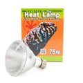 Pangea 75W Halogen Heat Lamp for Reptiles, Warming Infrared UVA Light | Designed for Ceramic Sockets - Reptile Enclosure Heat Lamp for Bearded Dragons, Leopard Geckos, Tortoises, Crested Geckos