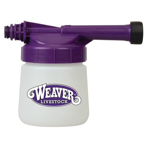 Weaver Livestock Mini Foamer for Cleaning Horses, Goats, Sheep, Swine or Dogs Includes Container with lid and Spray Nozzle with Easy On/Off
