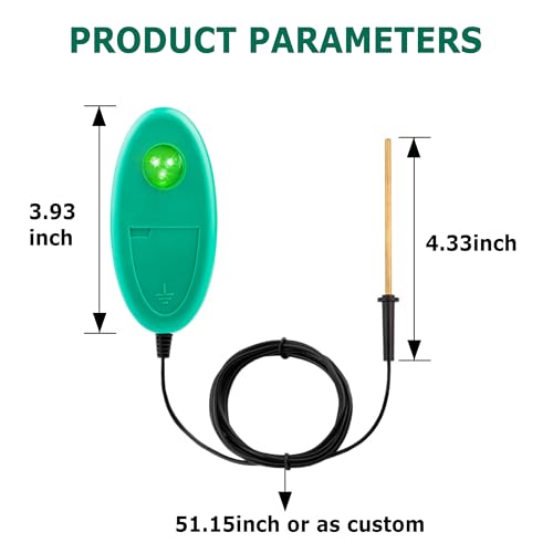 5 Pack Detects Electric Fence Energizer Pulse Flash Signal LED Light | Tester Indicator for pulsed energizers | Alert Device That Clips to Wire or Tape Fences - style: 5 Pack