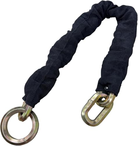 Heavy Duty Cut Proof Security Chain 6ft x 1/2 "Hardened Steel Cut Proof Lock for Motorcycles Trailers Gates Garage Anti Theft Security Chain【1.83m*12mm】 - size: 6FT(1.83M)